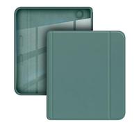 Snap-On Locking Case with Auto Wake/Sleep for 7" Kobo eReader - Clear Acrylic Back Cover MidnightGreen