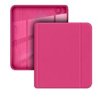 Snap-On Locking Case with Auto Wake/Sleep for 7" Kobo eReader - Clear Acrylic Back Cover Raspberry