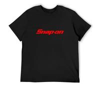 Snap-On T-Shirt Mens Unisex Black Tees