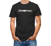 Snap-on T-Shirt Unisex Black Mens Tee L