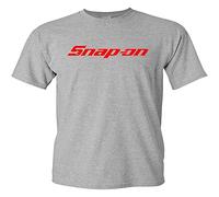 Snap-on Tools T-Shirt Mechanics Auto Parts Racing Nascar Professional Wrenches T Shirts Mens Round Neck Short Sleeves Bottoming Tee Shirt Fashion Tops Clothing L Black