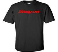 Snap-on Tools T-Shirt Mechanics Auto Parts Racing Nascar Professional Wrenches T Shirts Mens Round Neck Short Sleeves Bottoming Tee Shirt Fashion Tops Clothing M Black