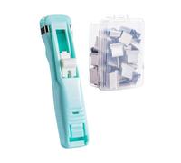 Snap Paper Clips - Space Saving Clipboard Dispenser | Manual Paper Clips Dispenser | For Document Organization, School Supplies, Home, Dormi