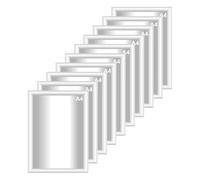 Snap Poster Frames | Certificate Photo Display | Clip Poster Holders for Retail And Advertising Displays | Notice Sign Board Frame for Walls (White Colour) (10, A4 (210 x 297mm))