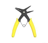 Snap Ring Pliers, 13.6 x 2.6 cm Heavy Duty Circlip Pliers for Internal and External Retaining Rings High Carbon Steel Construction Professional Automotive Repair Use(Card Packaging)