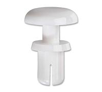SNAP RIVET, NYLON 6, 3MM, 8MM, PK100, Plastic Rivet Fasteners & Hardware (TRSR3080W) Pack of 100