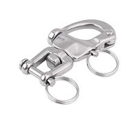 Snap Swivel Shackle, 316 Stainless Steel Swivel Eye Snap Shackle Quick Release Marine Swivel Shackle for Sailboat Spinnaker Halyard(70mm)