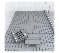 Snap Together Flooring Drainage Interlocking Floor Tiles Lightweight Raised Tile Mat Balcony Bathroom
