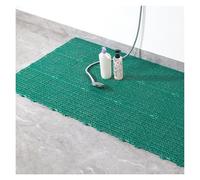 Snap Together Flooring Easy Installation Patio Deck Tiles Interlocking Floor Mats Laundry Room and Kitchen(Green,38pieces)