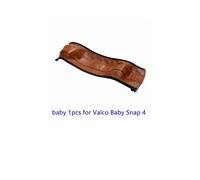 (snap4baby 1pcs brown) New Leather Handle protective Covers Fit For Valco Baby Snap 4 Stroller Pram Bar Sleeve Case Armrest Cover Stroller Accessories