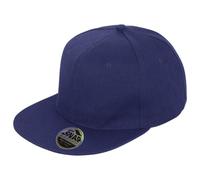 Snapback Baseball Cap Flat Peak Plain Adjustable Hip Hop Retro Hat