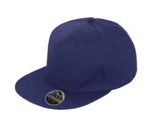 Snapback Baseball Cap Flat Peak Plain Adjustable Hip Hop Retro Hat