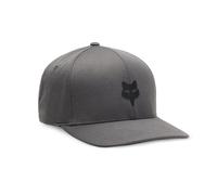 Fox Racing Hat - Fox Head Tech Flexfit - Men's - Steel Grey, Small