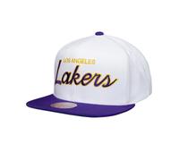 Snapback cap Mitchell & Ness Heritage Script Los Angeles Lakers Blanc TU