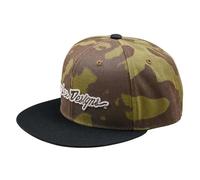 Troy Lee Designs Signature Flat Olive Cap Green