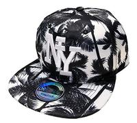 Snapback NY USA Summer Hawaiian Cap Starter Baseball Cap Trucker Cap Cult Unisex Baseball - Black - One size