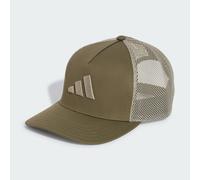 adidas Unisex Snapback Trucker Cap, Olive strata/Silver Pebble, S-M