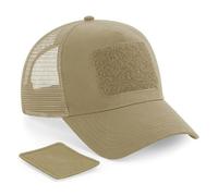 Snapback Trucker Hat Decorative Patch Pre-Curved Peak Mesh Back Baseball Cap