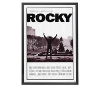 SnapeZo Movie Poster Frame 27x41, Black, 1.25 Inch Aluminum Profile, Front-Loading Snap Frame, Wall Mounting, Professional Series