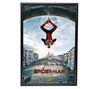 SnapeZo Poster Frame 24x36 Inches, Black 1 Inch Aluminum Profile, Front-Loading Snap Frame, Wall Mounting, Sleek Series
