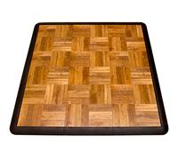 SnapFloors 3X3OAKFLOOR Modular Dance Floor Kit (3' x 3'), Oak, 21 Piece