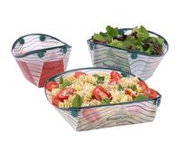 Snapfold™ Solo Pack 3-Piece Collapsible Tableware Set - Lightweight 4 oz, Leakproof, Compact Camping Gear for Backpacking, Hiking, and Outdoors, Includes Foldable Cup, Bowl, and Dish