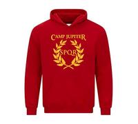 Snapit Camp Jupiter SPQR Pullover Hoodie -Quality printed Men's Hoodie Kids/Women/Men - Fiction Greek Roman Gods Percy Jackson Olympians Film Book Heroes Half-Blood- Gift for Birthday,Christmas Red