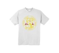 Snapit Cobraa Kai Men's T-Shirt, Cobra Logo Tee, Strike First Strike Hard No Mercy Karate Lovers T-Shirt, Short Sleeve 100% Cotton top for UK Men/Women/Kids, Best Gift White