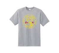 Snapit Cobraa Kai Men's T-Shirt, Cobra Logo Tee, Strike First Strike Hard No Mercy Karate Lovers T-Shirt, Short Sleeve 100% Cotton top for UK Men/Women/Kids, Best Gift Grey