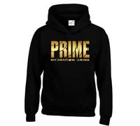 Snapit Funny Inspired Prime Hydration Drink Hoodie Flavour Logan Paul KSI Hooded Top Gold Print