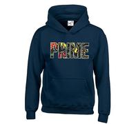 Snapit Funny Printed Prime Drink Hydration Flavour Logan Paul KSI kids Hoodies Navy