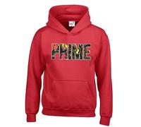 Snapit Funny Printed Prime Drink Hydration Flavour Logan Paul KSI kids Hoodies Red