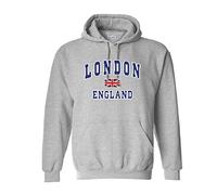 Snapit - Gildan London England Quality Printed souvenir Hoodies Grey