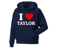 Snapit I Love Taylor Hoodie|Retro Groovy Long Sleeve Pullover Unisex Tops for Uk Mens/Women/Kids Premium mens Hooded Top Hip Hop Casual Streetwear for Taylor Music Fans, Birthday Christmas