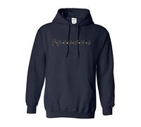 Snapit Inspired by TV Series Friends Letter Printed Hooded Sweetshirt Navy Blue