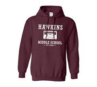 Snapit Inspired Middle School Printed Hoodie, Hooded Sweatshirt Funny Slogan Printed Hoodie (Large) Burgundy