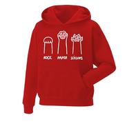 Snapit Inspired Rock Paper Scissors Hoodie Mens pullover hooded top for Uk Men/Women/Kids Cat Paws Best Gift for Cat Lovers