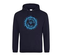 Snapit Legend of Zelda Sheikah Eye Symbol Hoodie - Stylish Unisex Hooded Top for Video Game Fans, Inspired Gamers of Breath of the Wild Navy