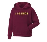Snapit Norris Nuts Legends Kids Hoodie Premium Quality printed Unisex pullover hooded top for Kids Printed Kids Sweatshirt YouTube Boys Girls Wine