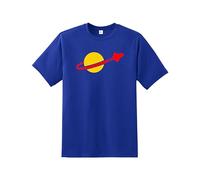Snapit Rocket Men's T-Shirt, Quality Printed Little Rocket tee, Regular Fit Short Sleeve 100% Cotton top, Best Gift for Space Lover Men/Women/Kids Royal
