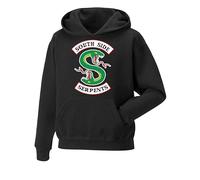 Snapit South Side Serpents Hoodie, Quality Printed Riverdale South Side Serpents Hoodie, Best Gift for Men, Women, and Kids Riverdale Fan Black