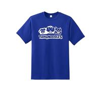 Snapit Think Noodles Men's T-Shirt, Quality Printed Cartoon Faces ThinkNoodle Lovers Cool T-Shirt, Short Sleeve Girls tee, Best Gift for Men/Women/Kids, YouTube and Game Lovers Royal