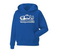 Snapit Thinknoodles Hoodie, Quality Printed Monkey, Human, and Cat Faces Thinknoodles Hoodie Best Gift for Men, Women, and Kids Royal