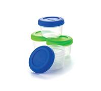 SnapLock by Progressive 4-Piece Dressing Containers - Set 4, Easy-to-Open, Screw-On Lid, Stackable, BPA Free