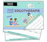 SnaPmee City Country Occupational Therapy Gift for Occupational Therapists - Occupational Therapy Quiz - Medicine Game with 50 Sheets DIN A4