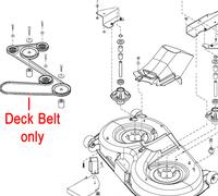 Snapper RPX100 RPX200 RTX300 107cm Deck Belt 1758760YP