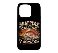 Snappers Fish Are Calling Fish Lover Aquarium Angler Case for iPhone 15 Pro