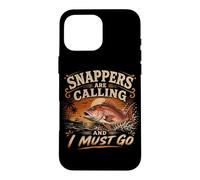 Snappers Fish Are Calling Fish Lover Aquarium Angler Case for iPhone 16 Pro Max