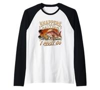 Snappers Fish are Calling Fish Lover Aquarium Angler Raglan Baseball Tee