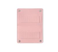Snapping Shut Manicure Tool Organizers With 20 Individual Slots PU Construction Modern Case For Nails Care Essential Stylish Nail Drill Accessories Case